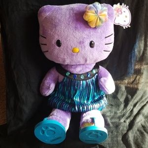 NWT HELLO KITTY PURPLE LOVE Build A Bear
